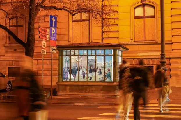 Klaićeva ulica, najstariji kiosk u Zagrebu, retuširan